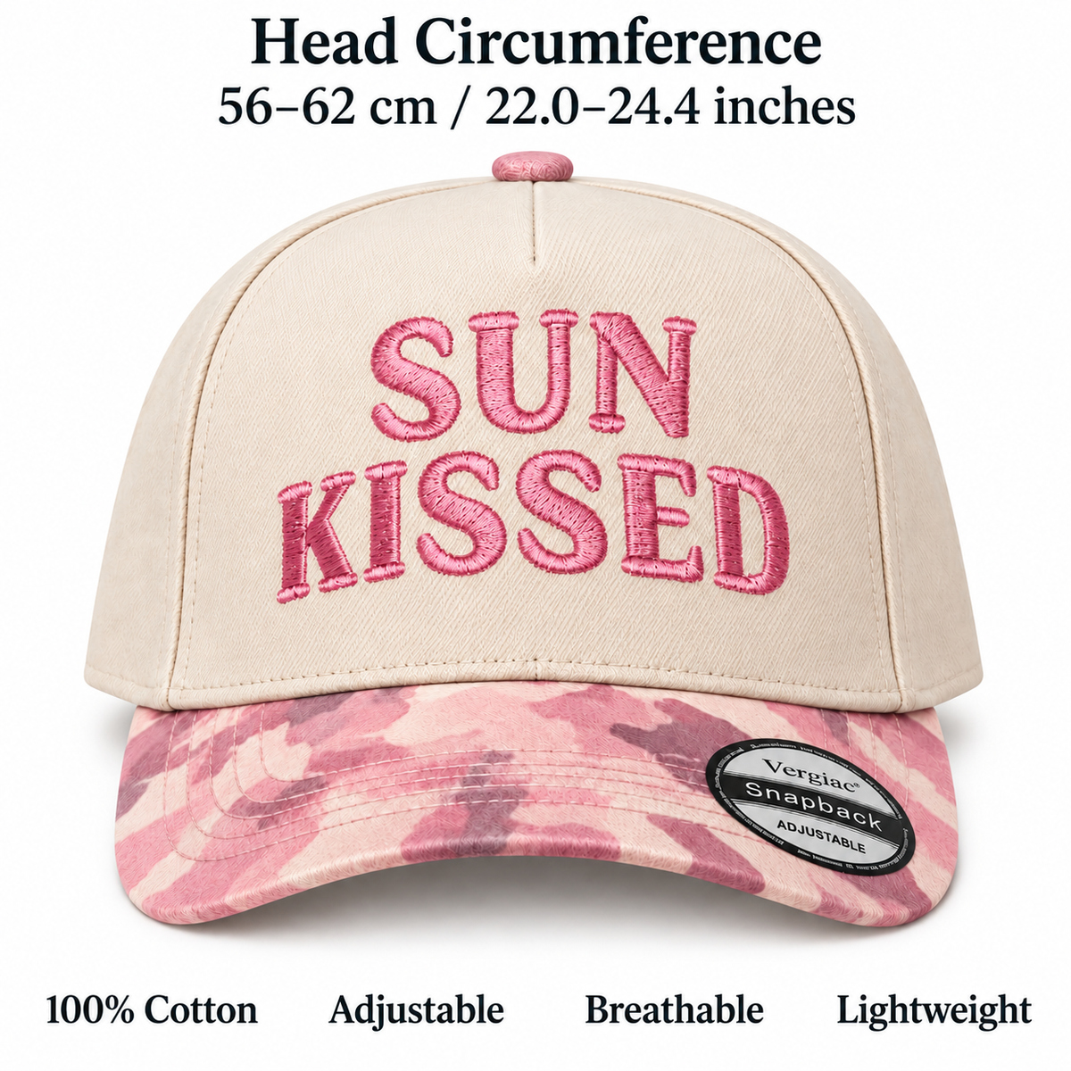 Sun Kissed 5-Panel Trucker Hat product details