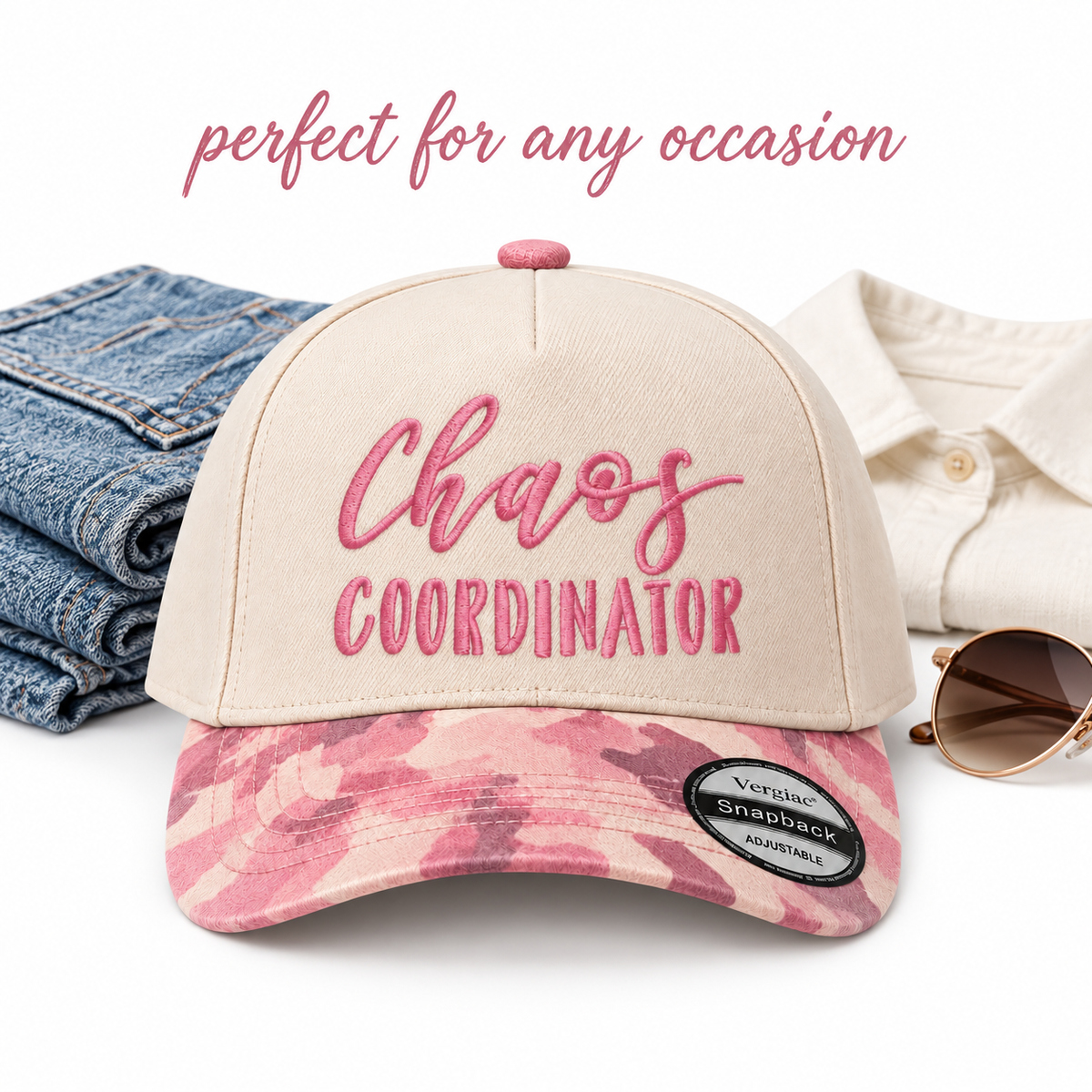 Chaos Coordinator 5-Panel Trucker Hat product details