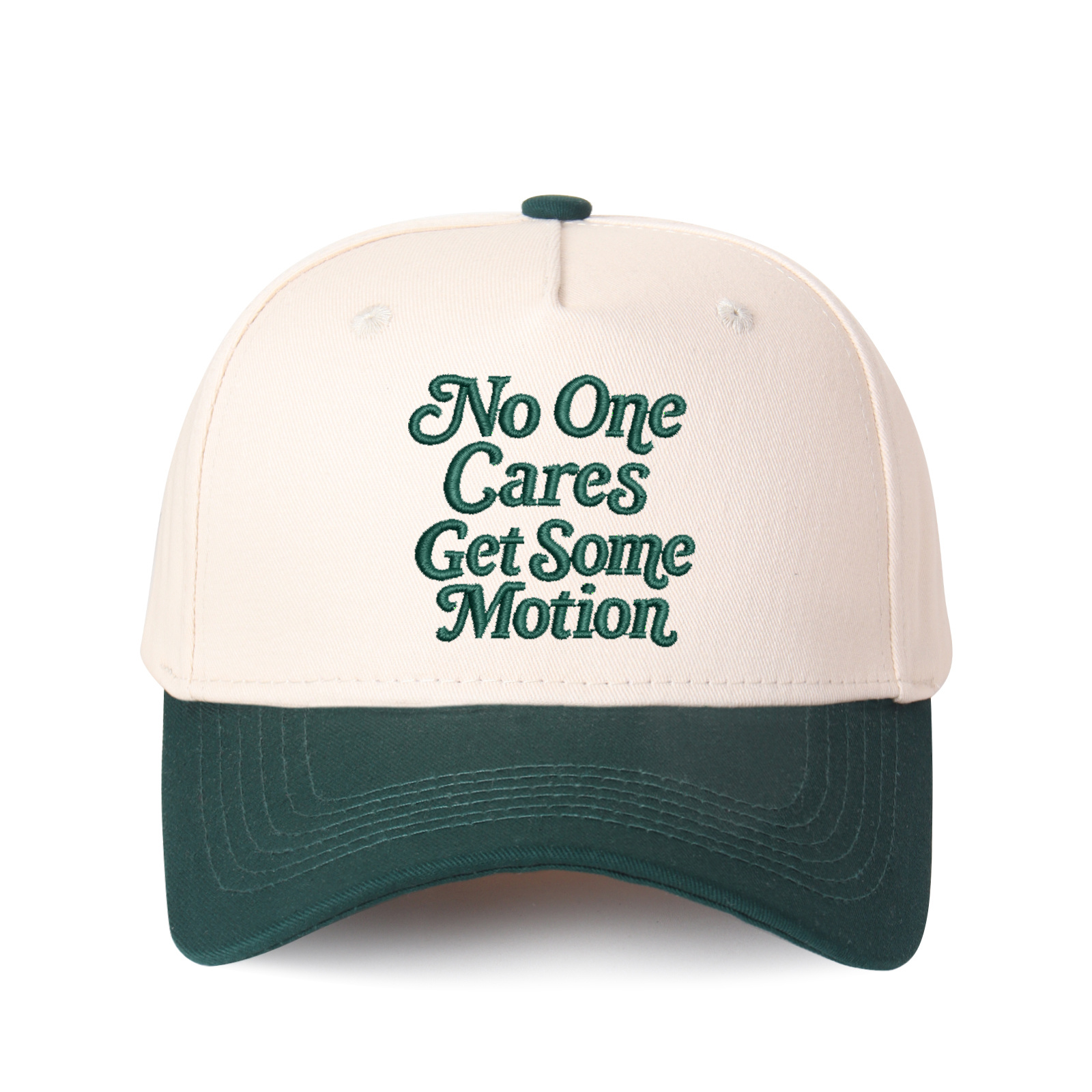 No One Cares Get Some Metion Embroidered Trucker Hat product details