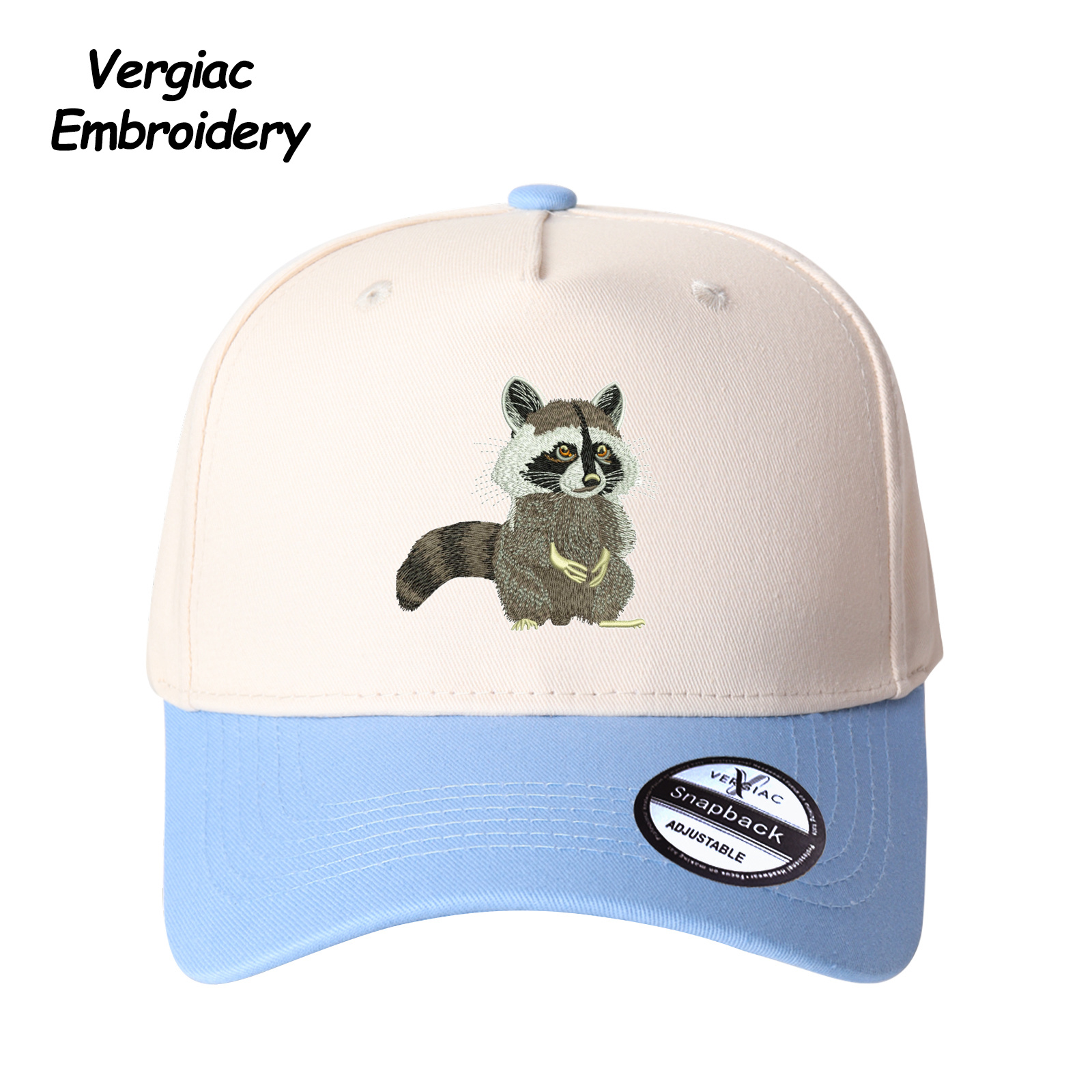 Raccoon Embroidered Trucker Hat product details