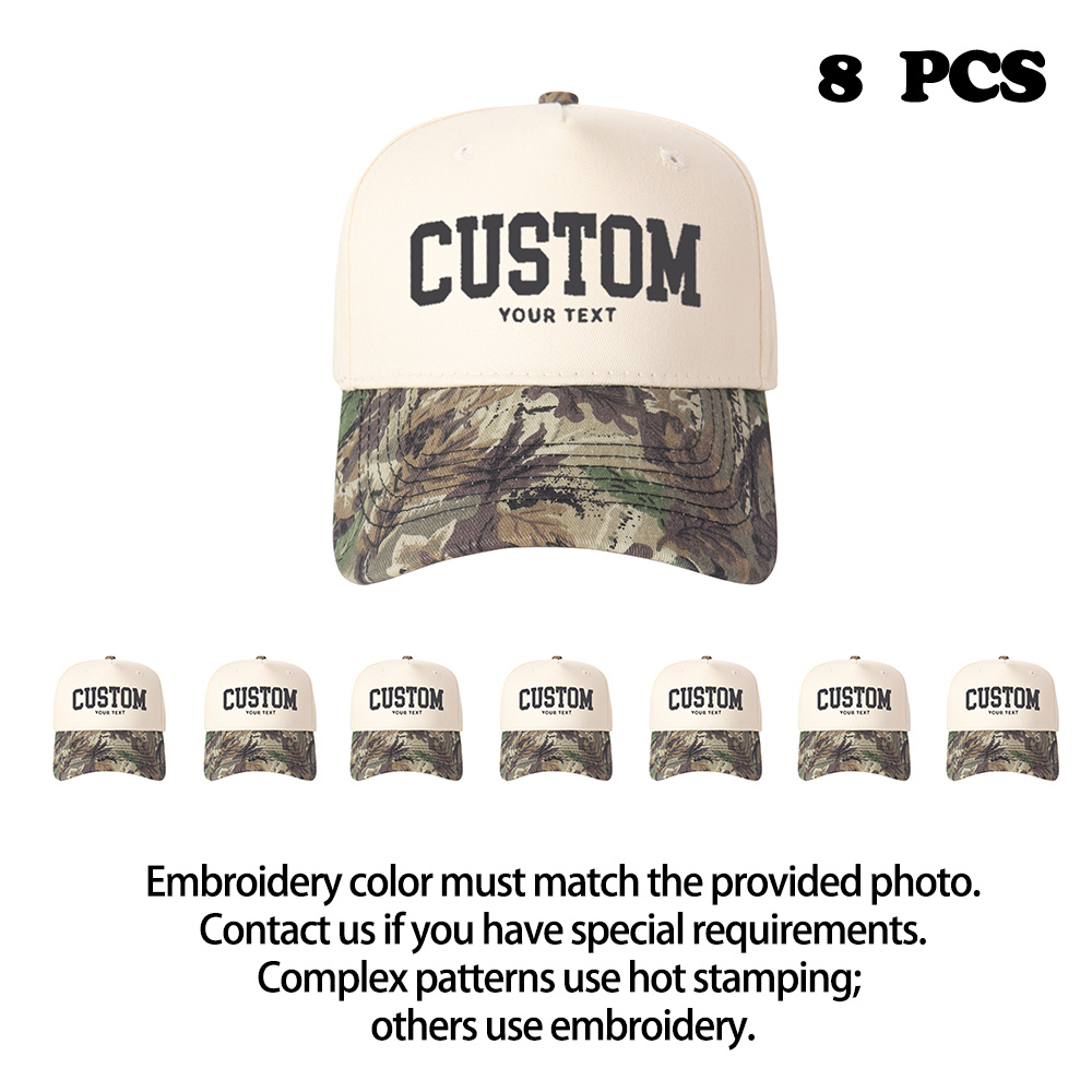 Custom Embroidered Trucker Hats (8-pack) product details