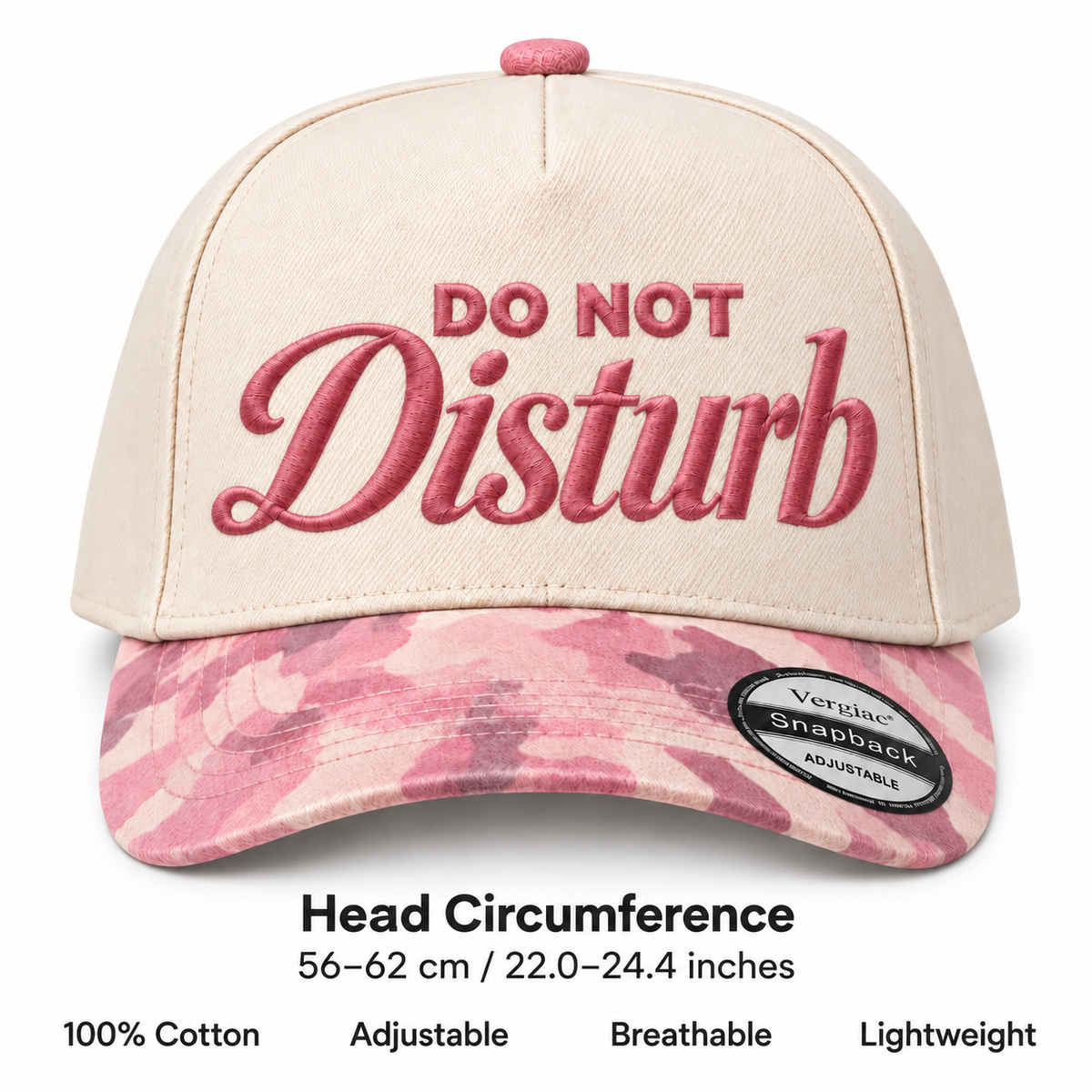 Do Not Disturb 5-Panel Trucker Hat product details