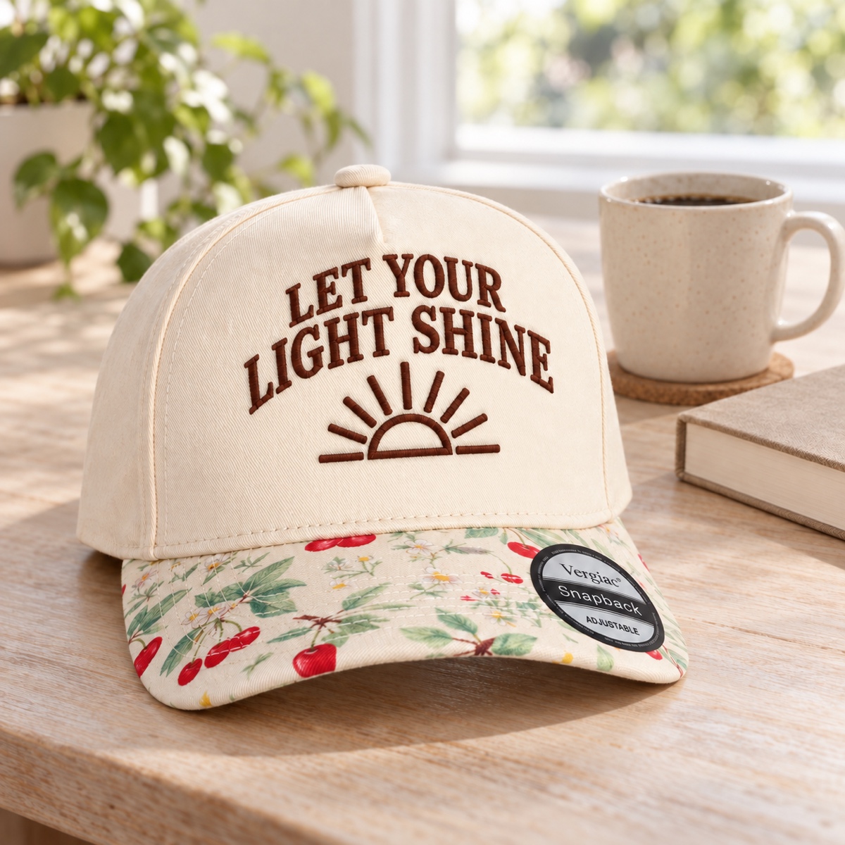 Let Your Light Shine 5-Panel Trucker Hat product details