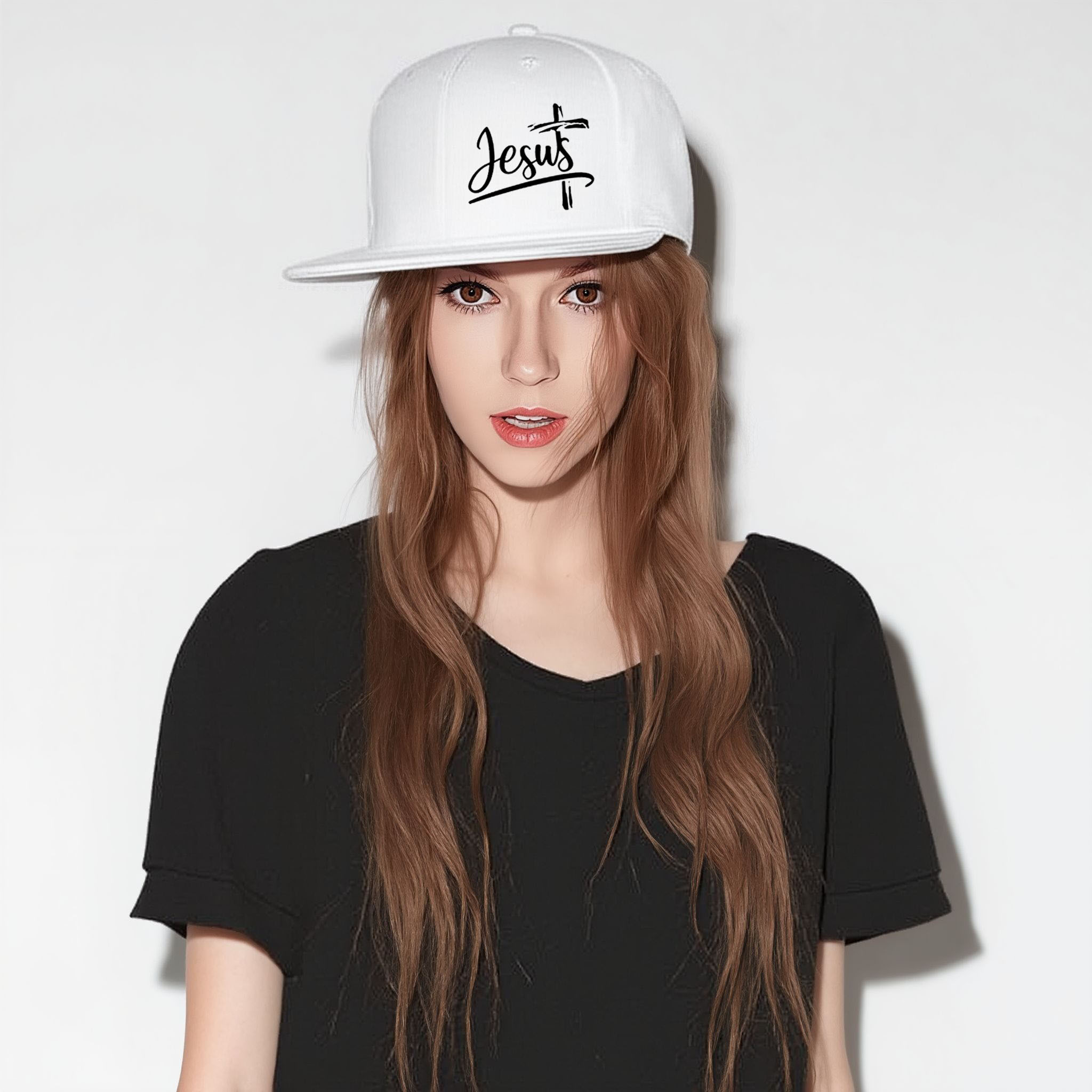 Retro Cross Design Baseball Cap product details
