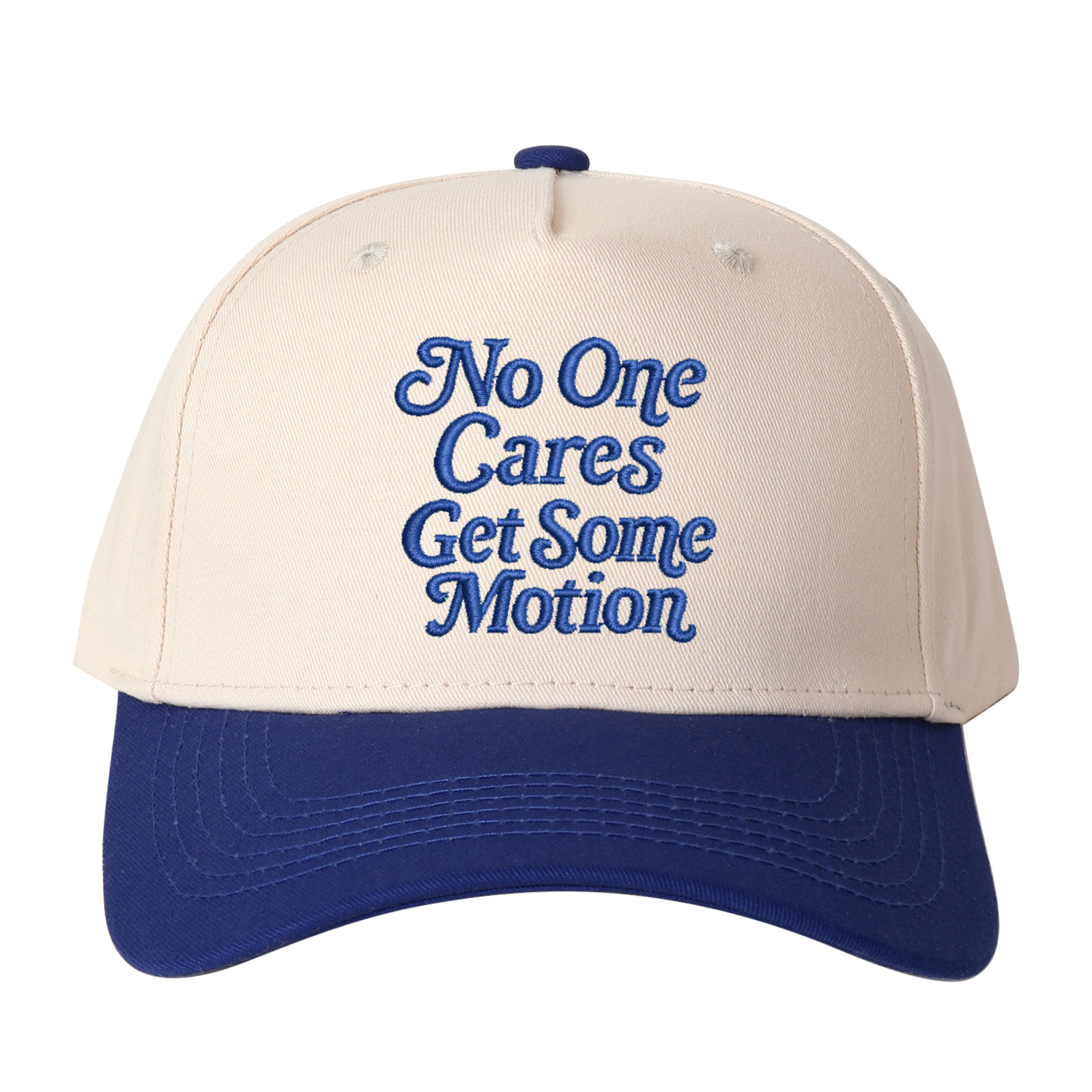 No One Cares Get Some Metion Embroidered Trucker Hat product details