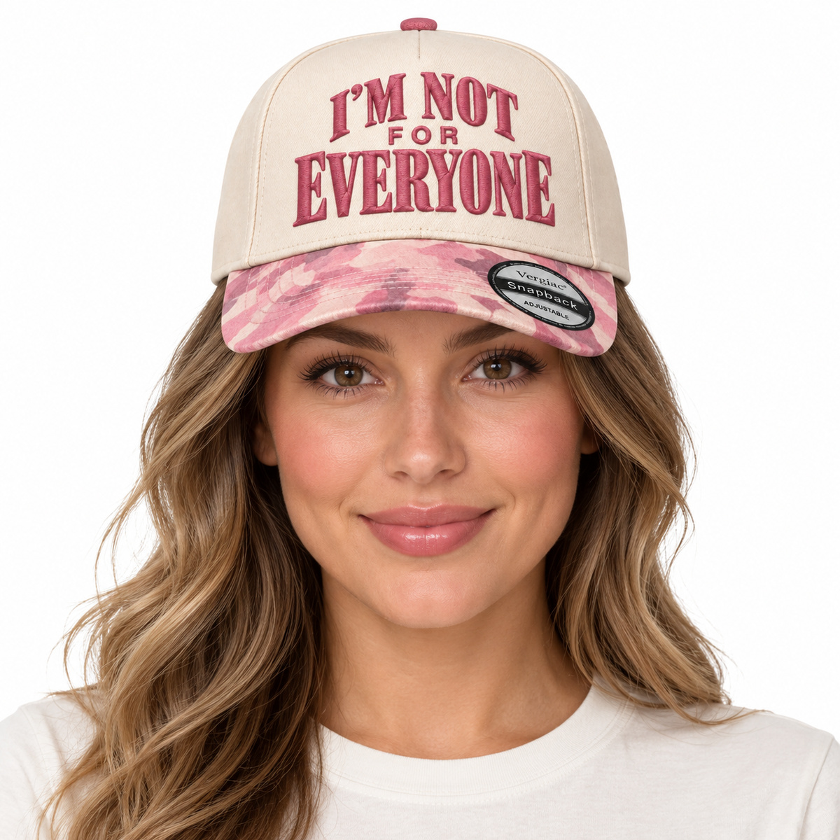 Im Not For Everyone Vintage 5-Panel Trucker Hat product details