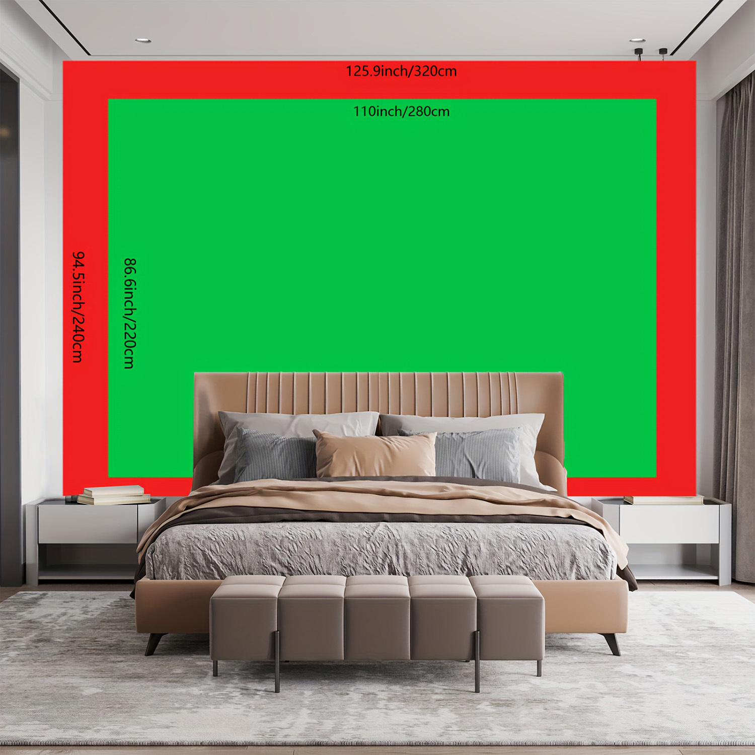 Stunning Vibrant Mountain Landscape Tapestry Polyester Wall Hanging With Sunset Forests Birds For Bedroom Office Living Room With Mounting Parts_voghion.com