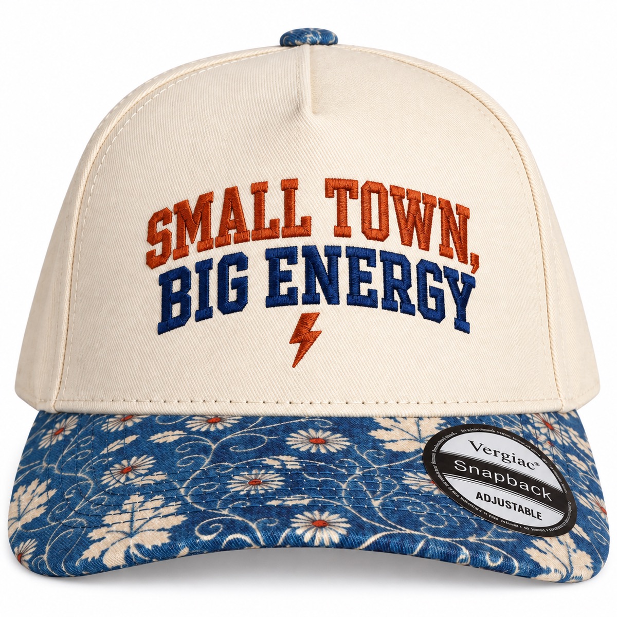 Small Town, Big Energy 5-Panel Trucker Hat product details