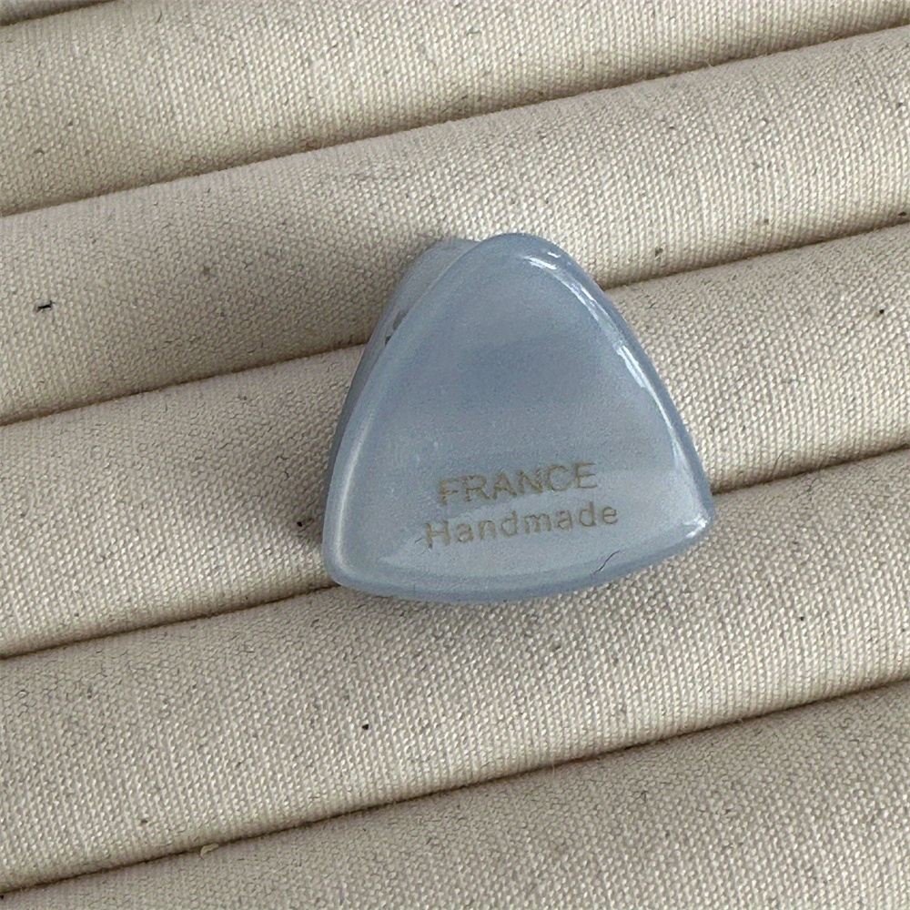 Pinza de pelo triangular acetato pequeña accesorio elegante_voghion.com