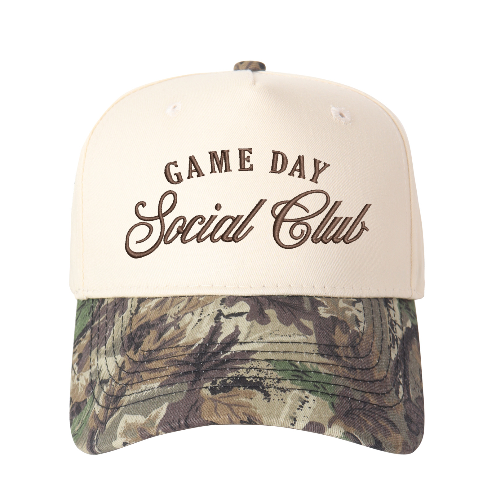 Game Day Social Club Embroidered Trucker Hat product details