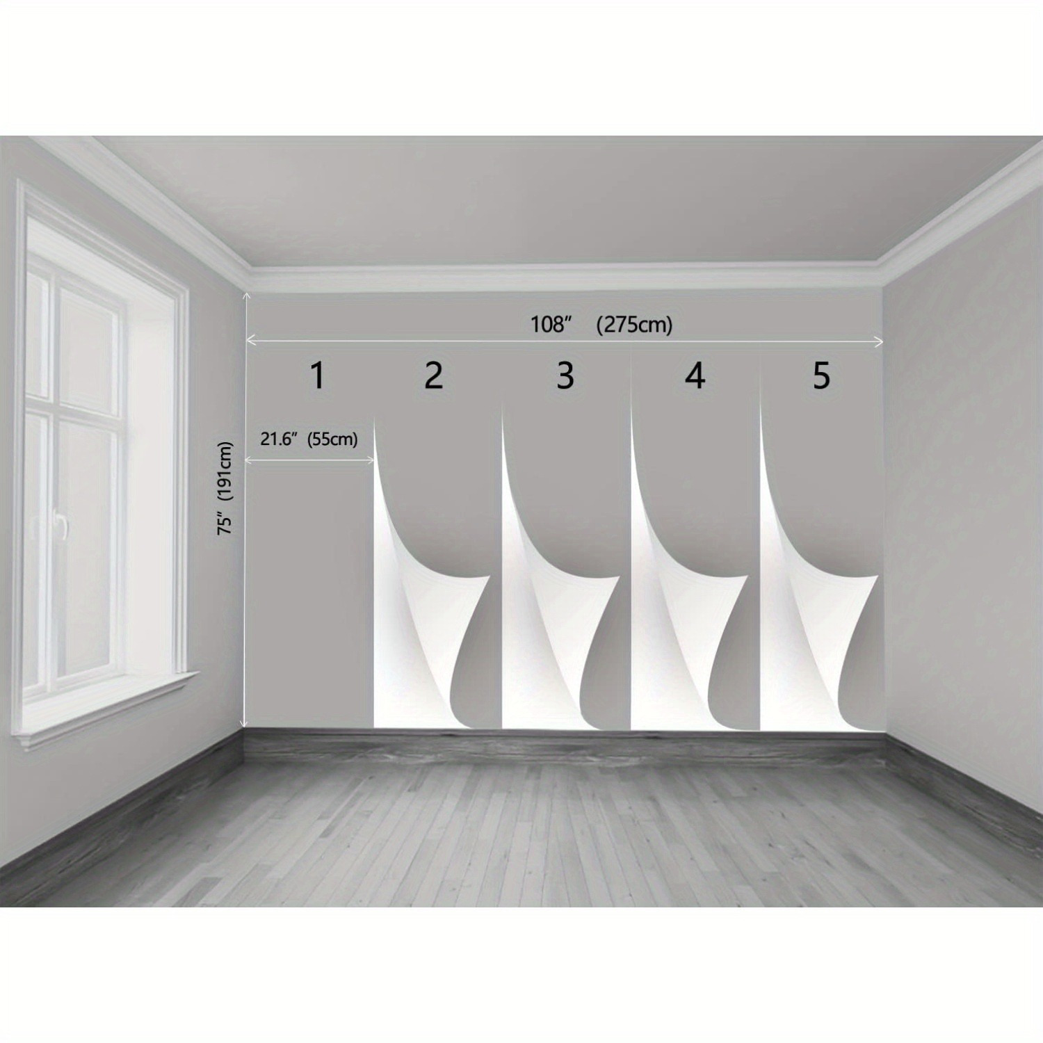 Fresque murale représentant une nébuleuse spatiale pour le mur de la chambre ou du salon, derrière la télévision et le canapé (non autocollante)_voghion.com