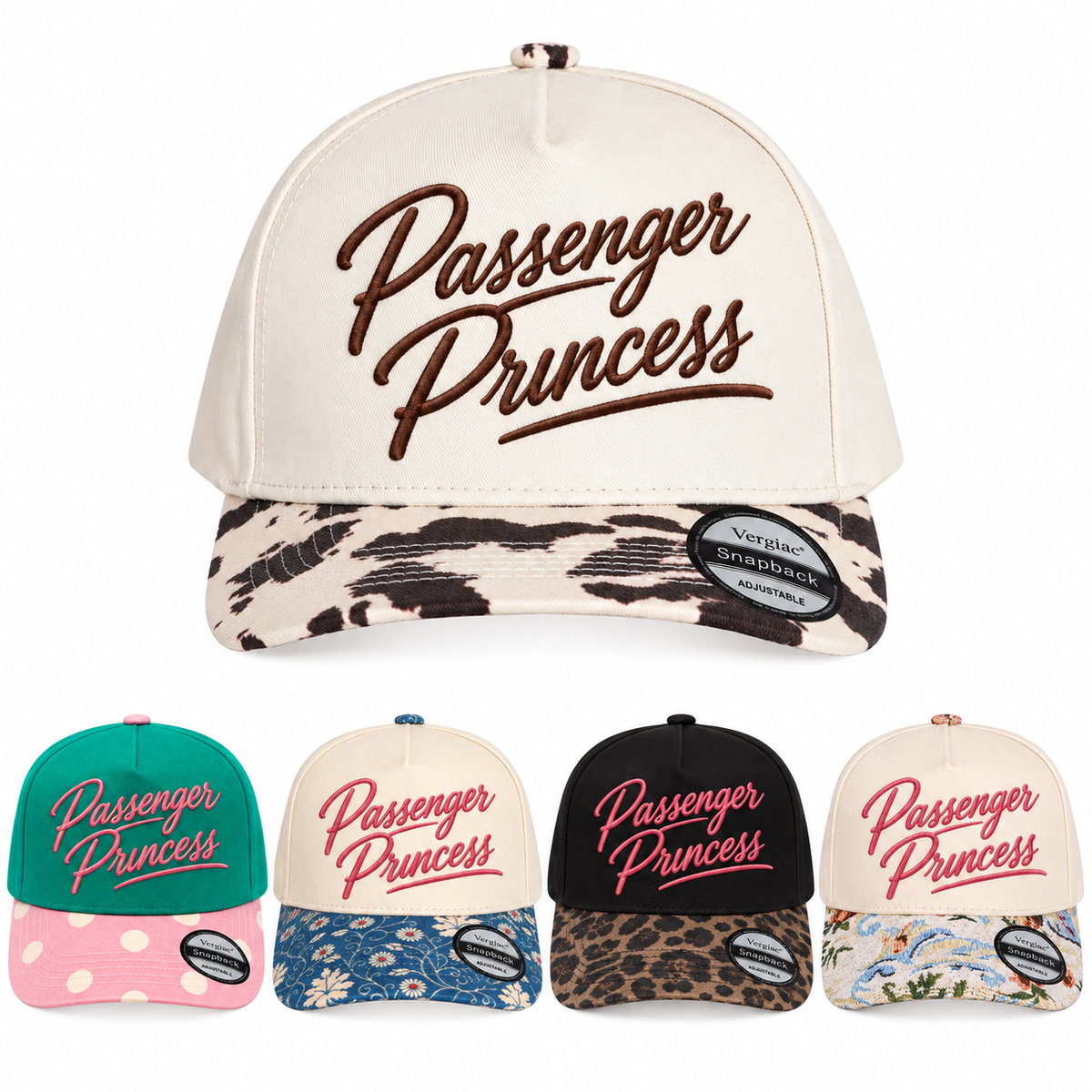 Passenger Princess 5-Panel Trucker Hat product details