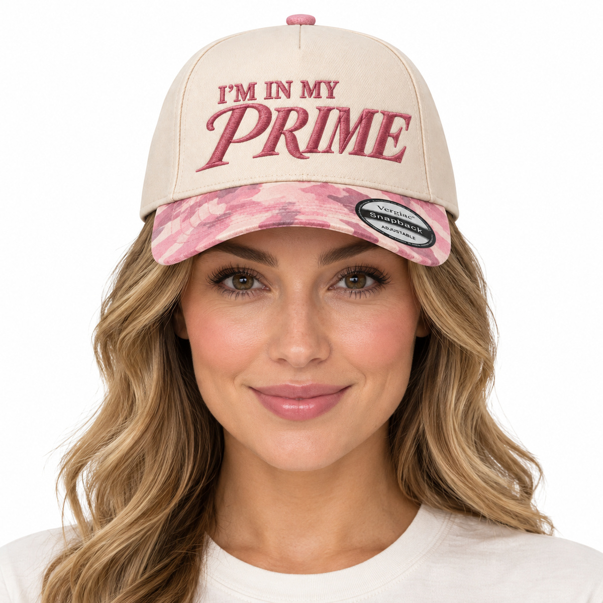 Im In My Prime Vintage 5-Panel Trucker Hat product details
