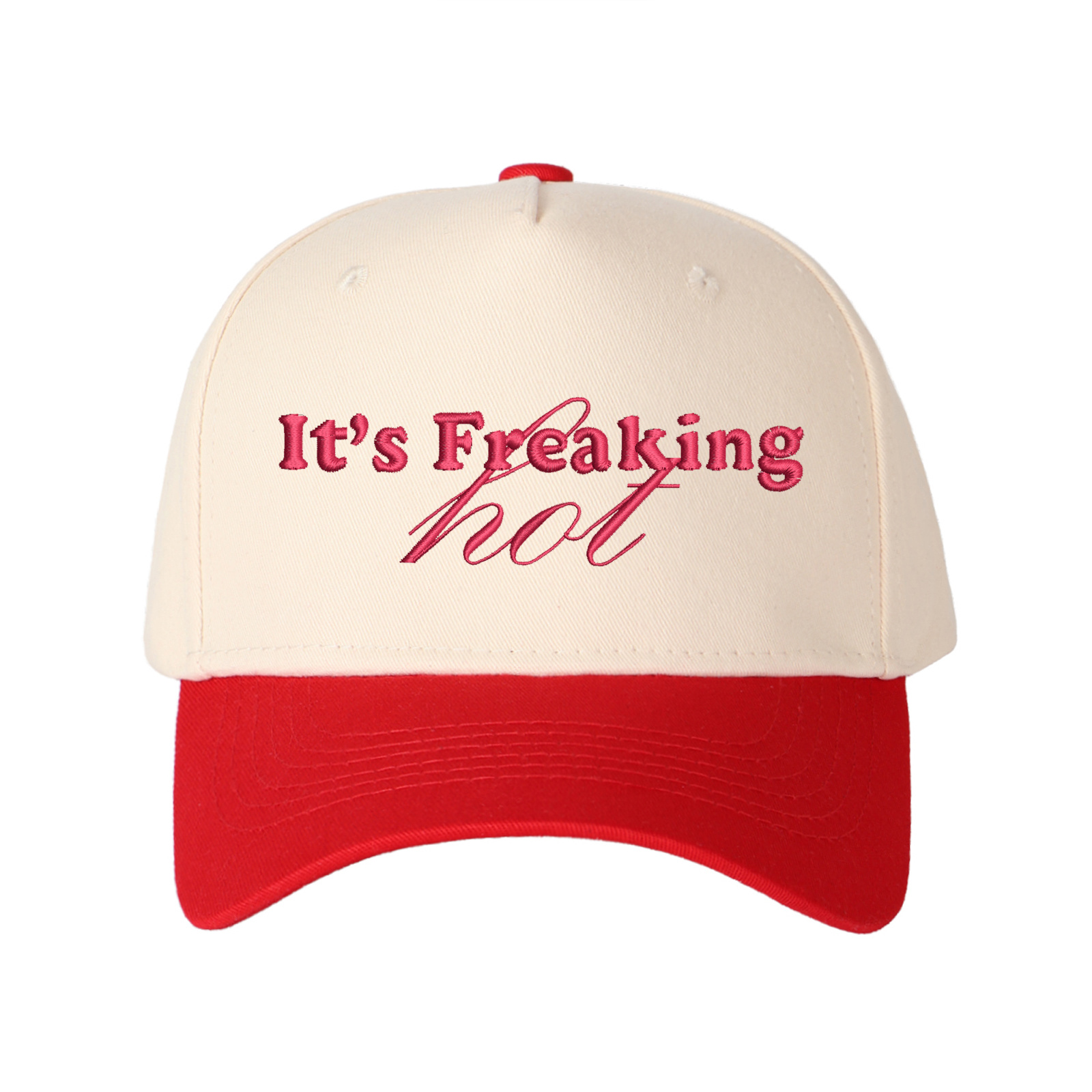 It's Freaking Hot Embroidered Trucker Hat product details