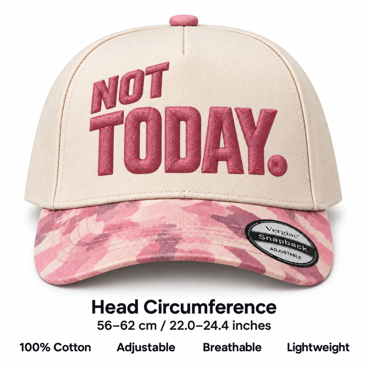 Not Today 5-Panel Trucker Hat product details