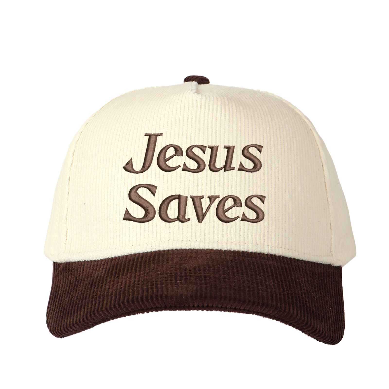 Jesus Saves Embroidered Trucker Hat product details