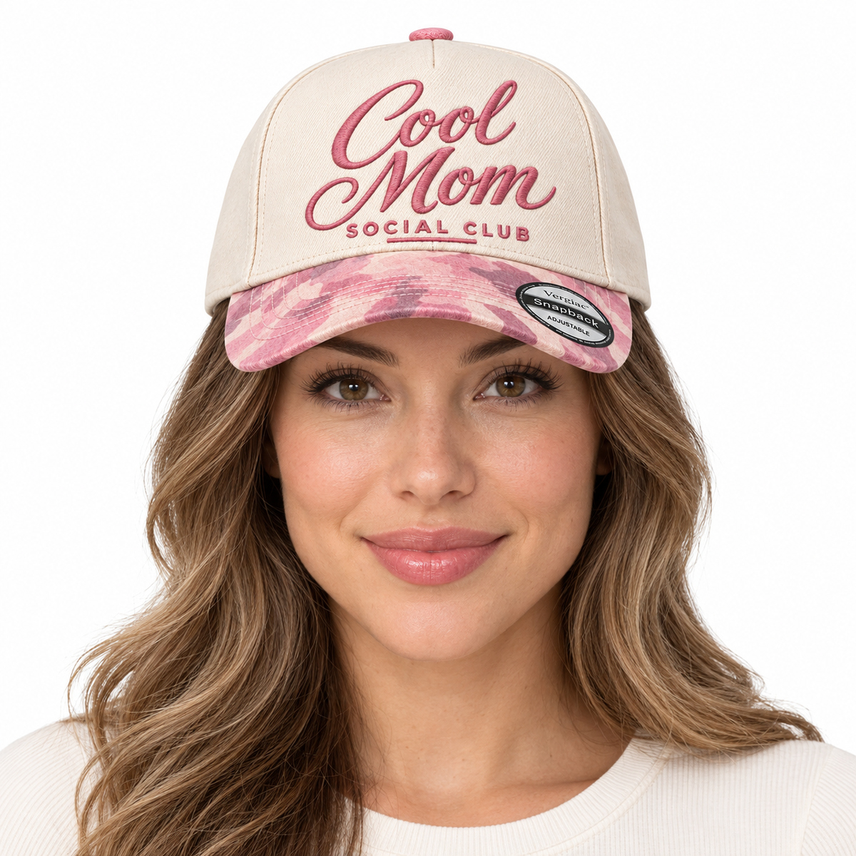Cool Mom Social Club 5-Panel Trucker Hat product details