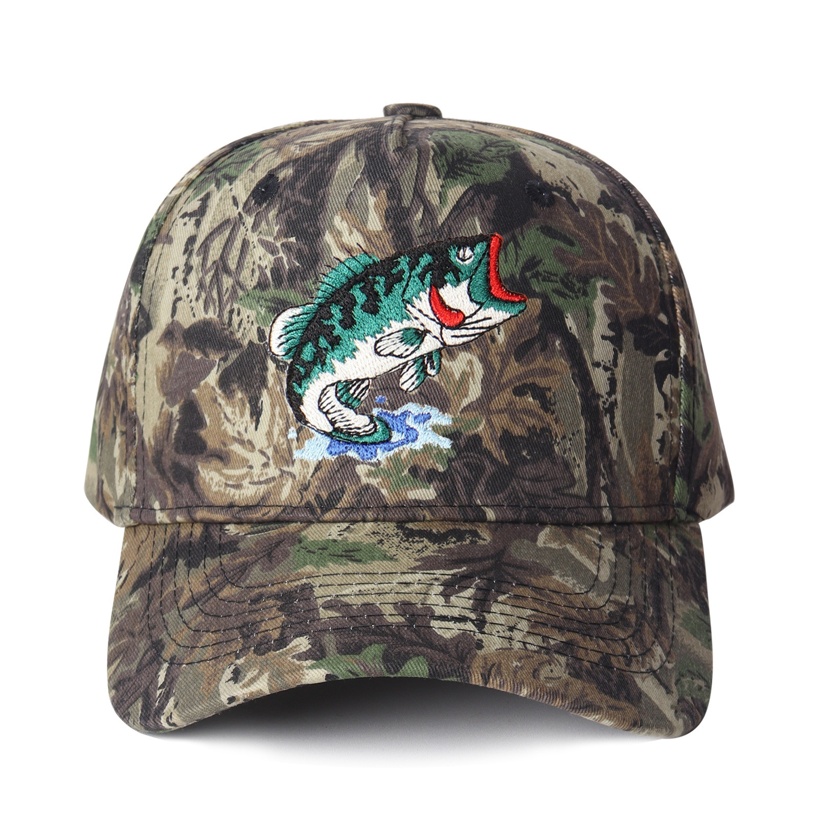 Largemouth Bass Embroidered Trucker Hat product details
