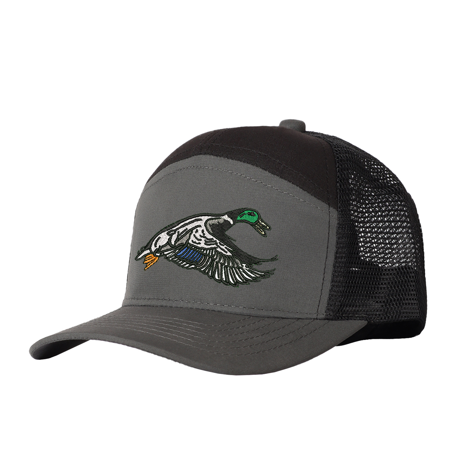 Mallard Duck Embroidered Trucker Hat product details