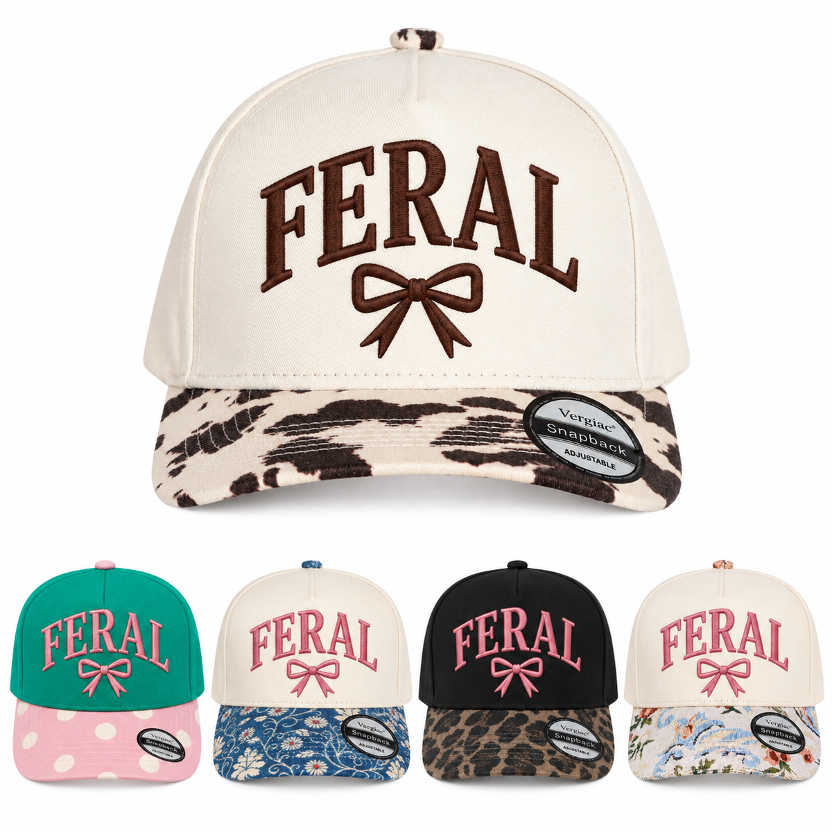 Feral 5-Panel Trucker Hat product details