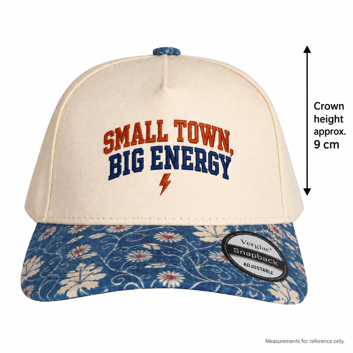 Small Town, Big Energy 5-Panel Trucker Hat product details