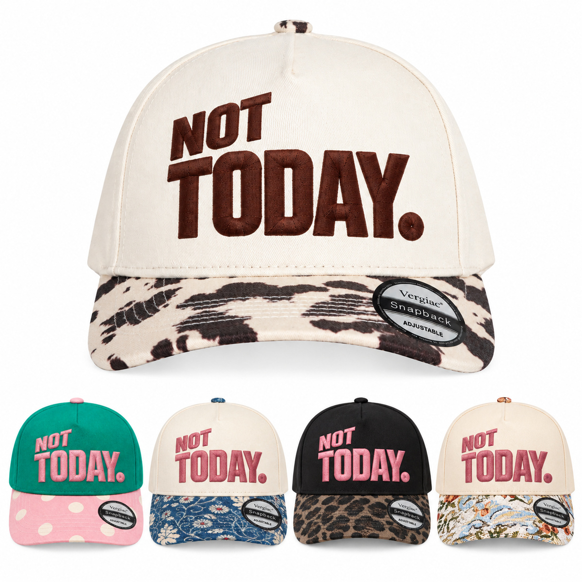 Not Today 5-Panel Trucker Hat product details
