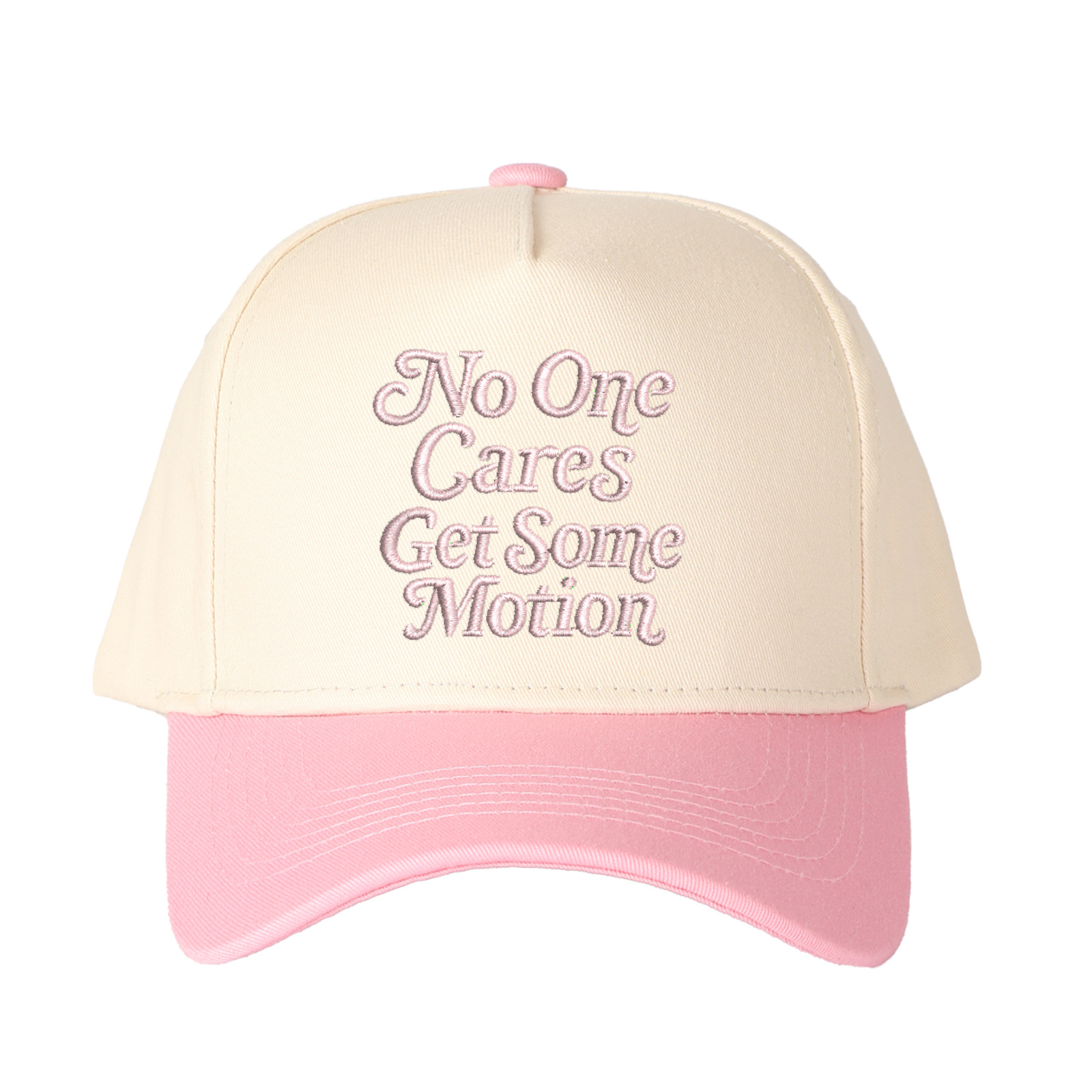 No One Cares Get Some Metion Embroidered Trucker Hat product details