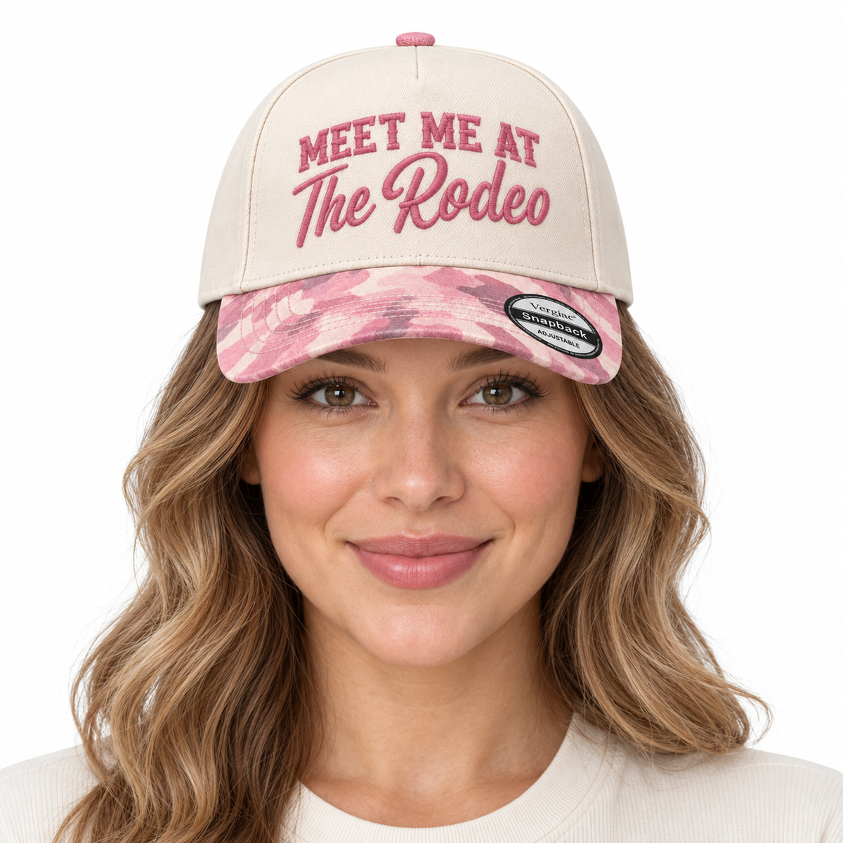 Meet Me At The Rodeo 5-Panel Trucker Hat product details