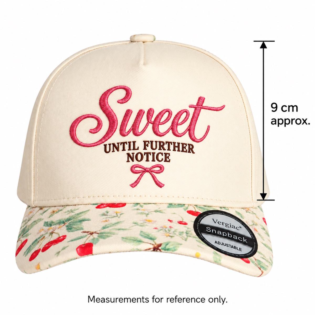 Sweet Until Further Notice 5-Panel Trucker Hat product details