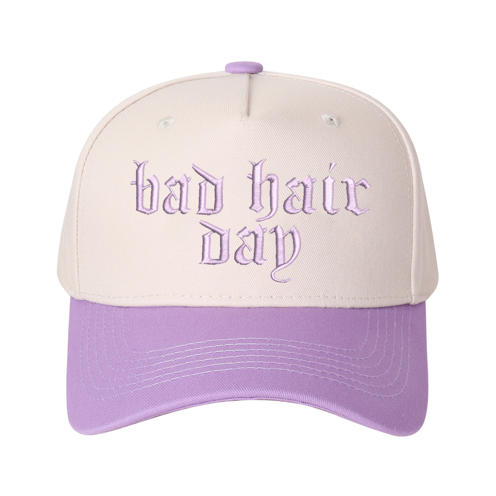Gothic Bad Hair Day Embroidered Trucker Hat product details