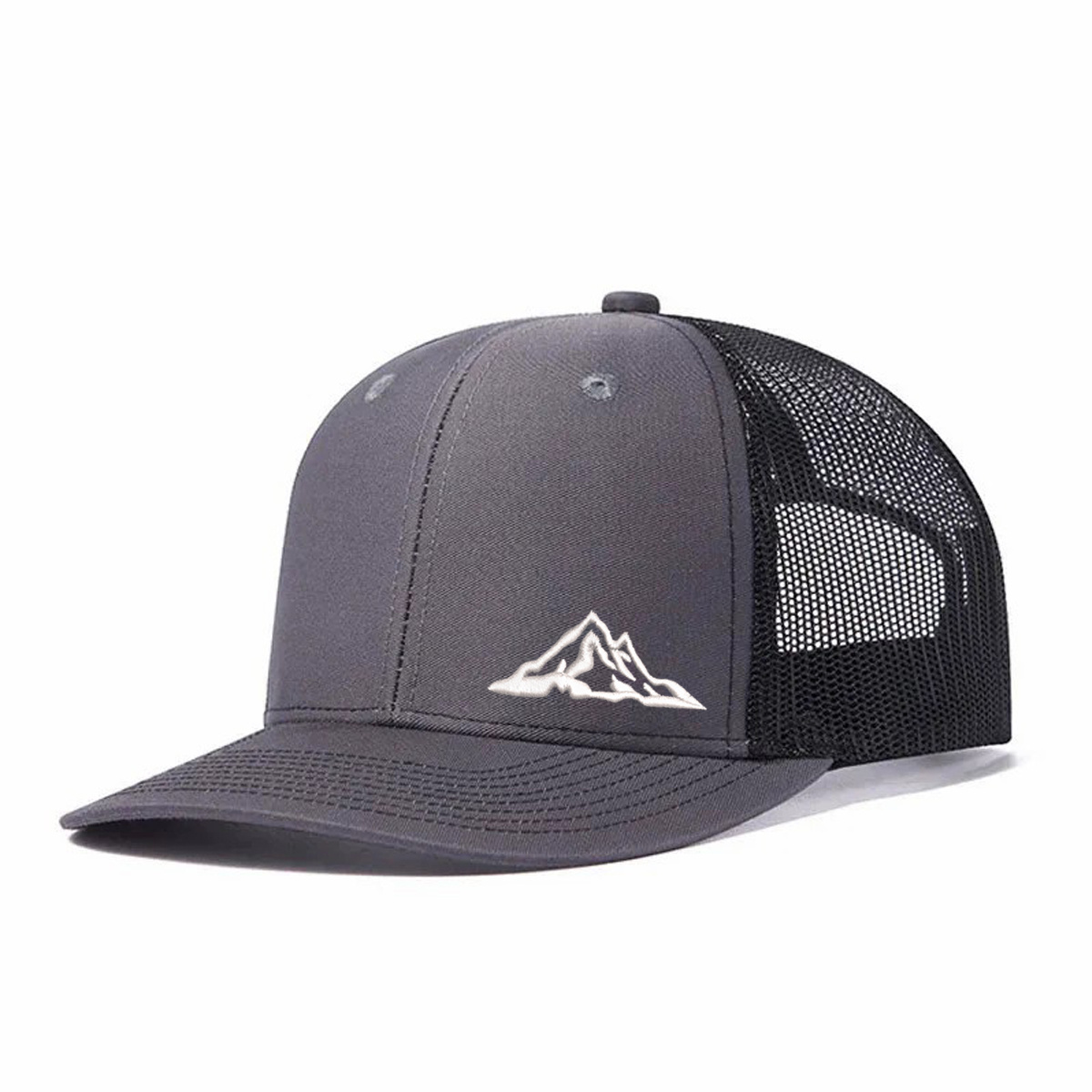 Snowy Mountain Embroidered Trucker Hat / Mesh Cap product details