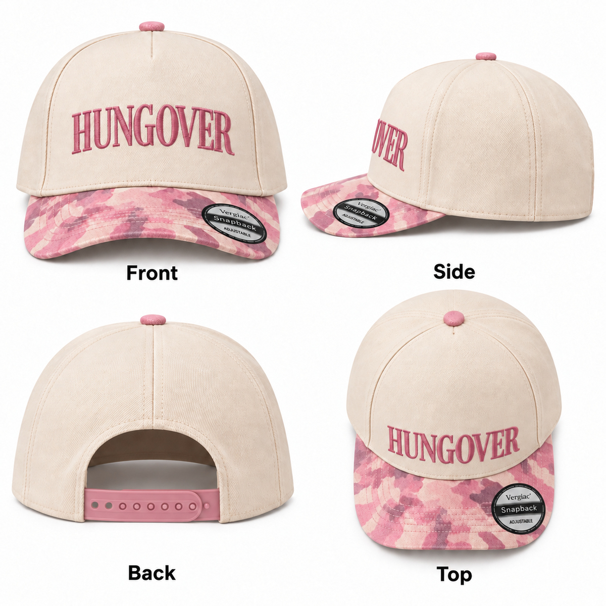 Hungover 5-Panel Trucker Hat product details