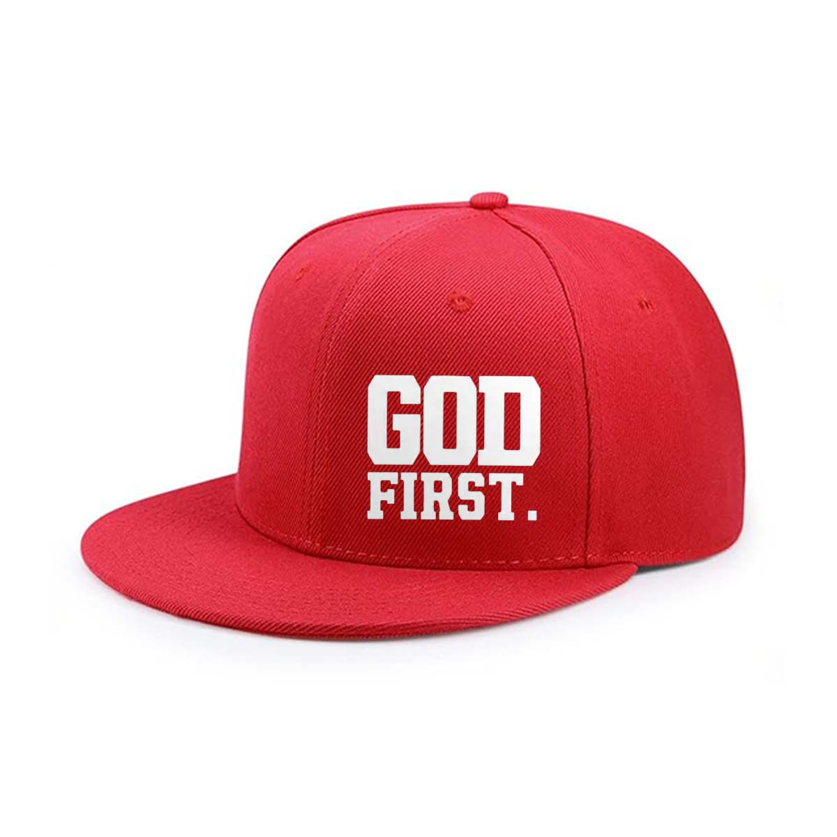 God First. Embroidered Trucker Hat product details
