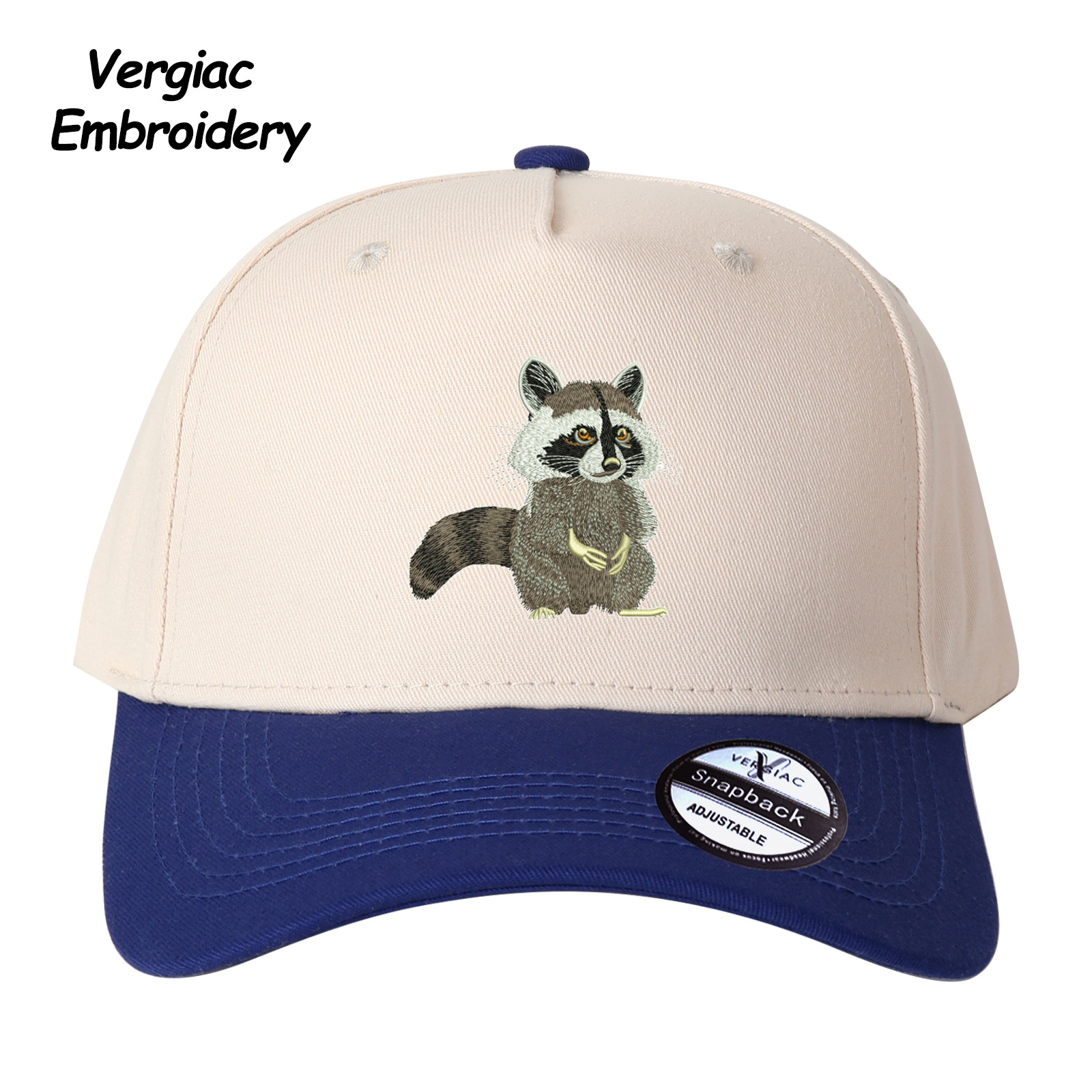 Raccoon Embroidered Trucker Hat product details