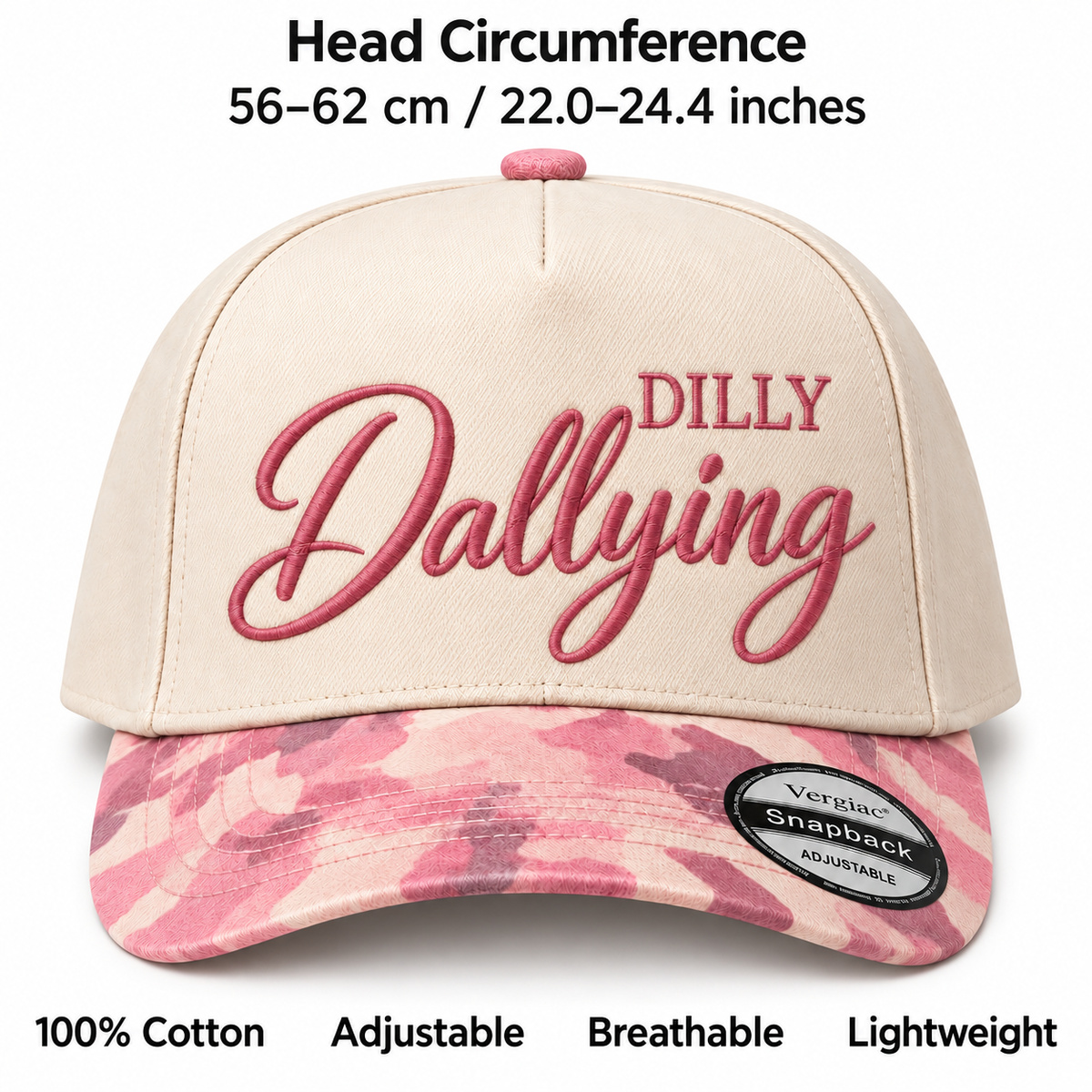 Dilly Dallying 5-Panel Trucker Hat product details