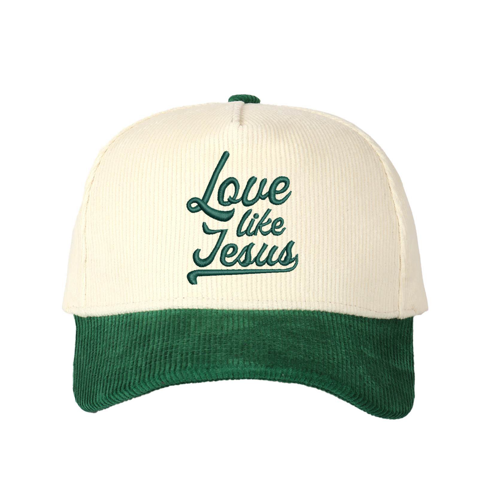 Love Like Jesus Embroidered Trucker Hat product details