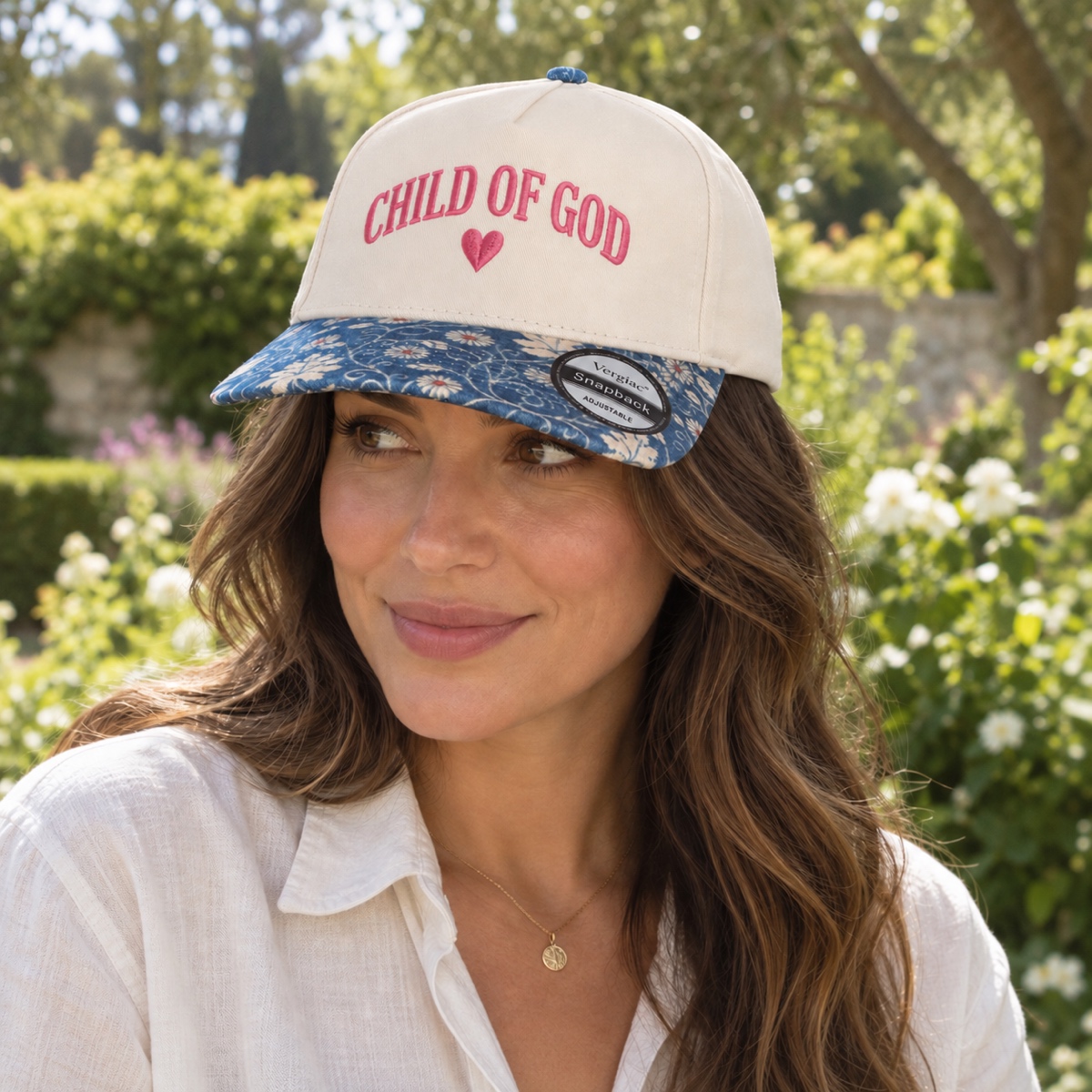 Child Of God 5-Panel Trucker Hat product details